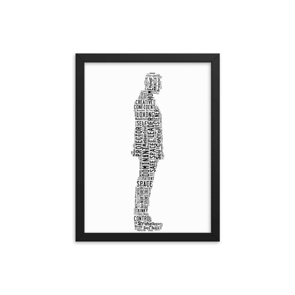 Framed Standing Dom Poster