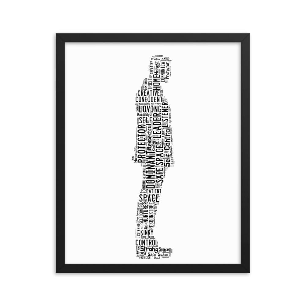 Framed Standing Dom Poster