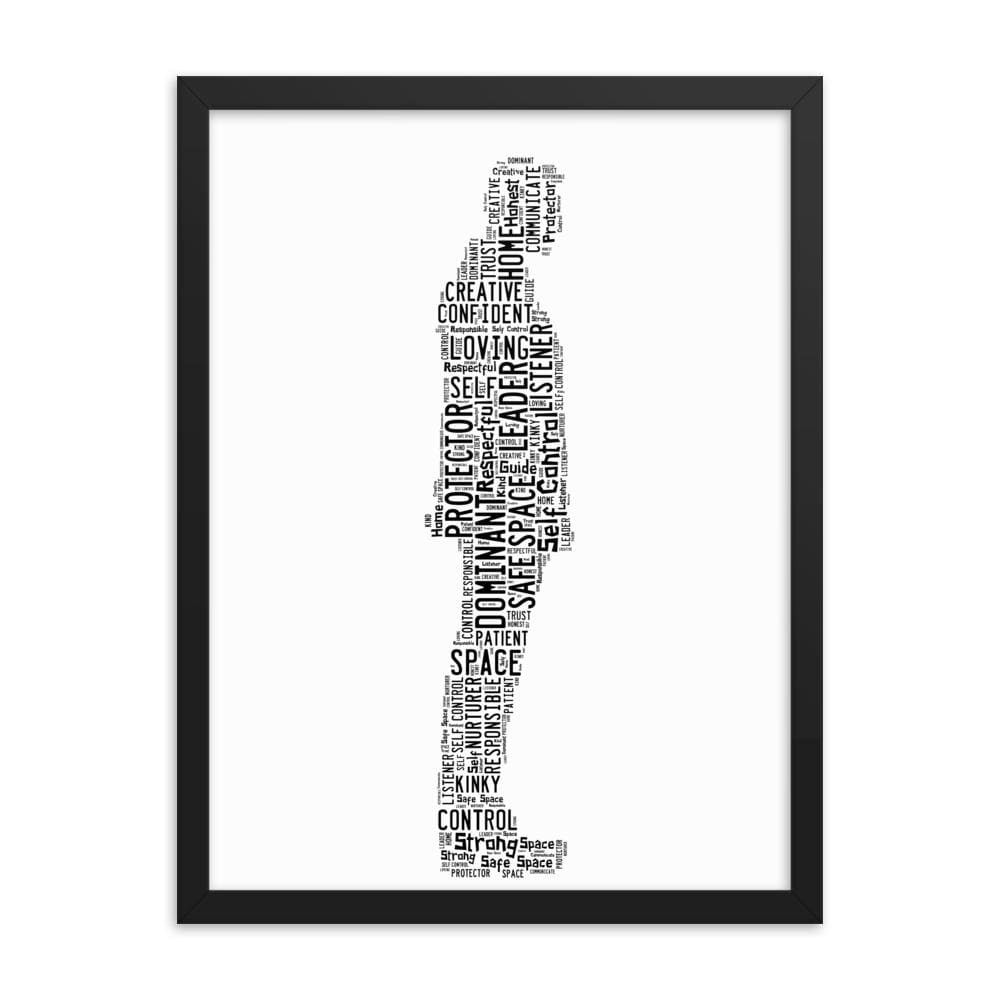 Framed Standing Dom Poster