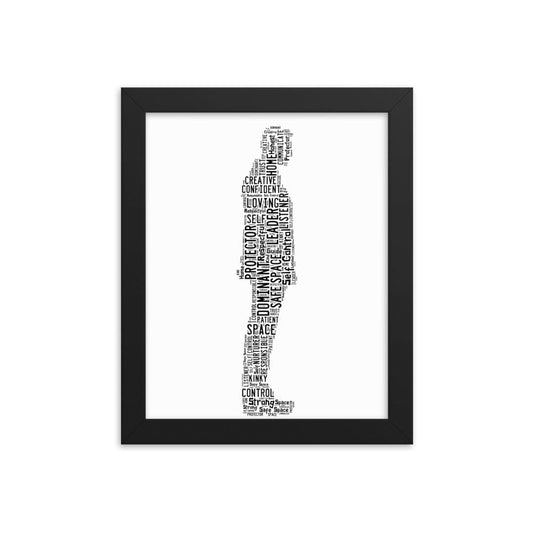 Framed Standing Dom Poster