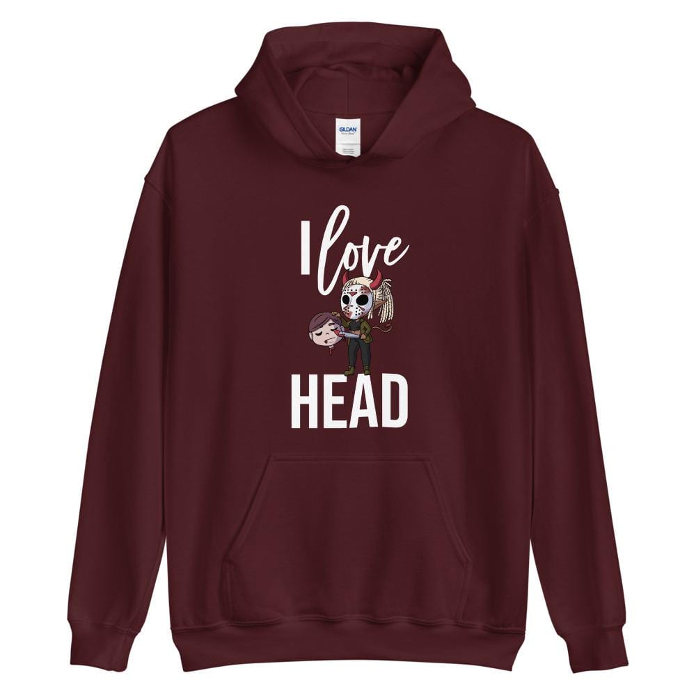 I Love Head Halloween Hoodie (Unisex)