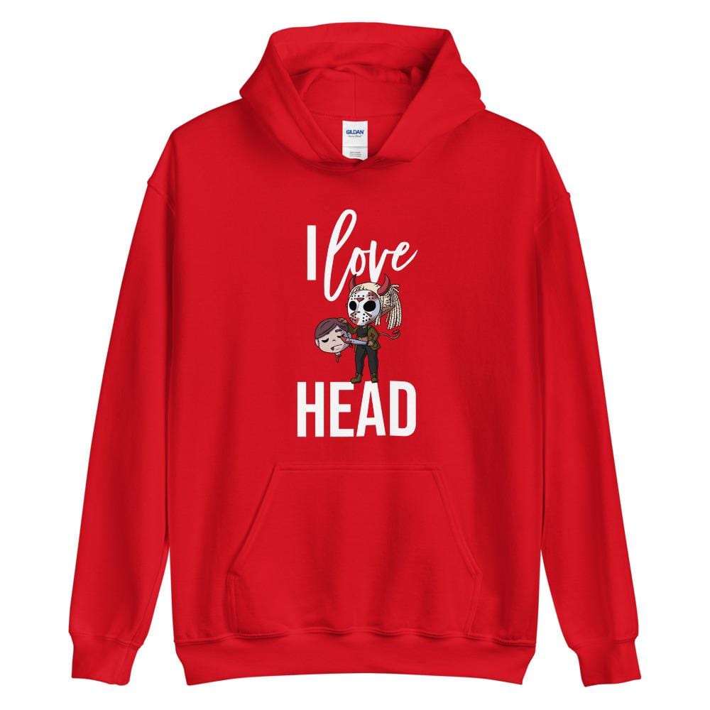 I Love Head Halloween Hoodie (Unisex)