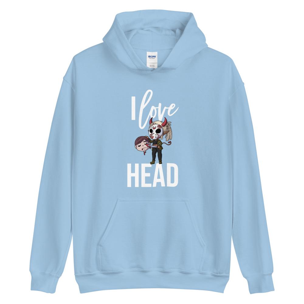 I Love Head Halloween Hoodie (Unisex)