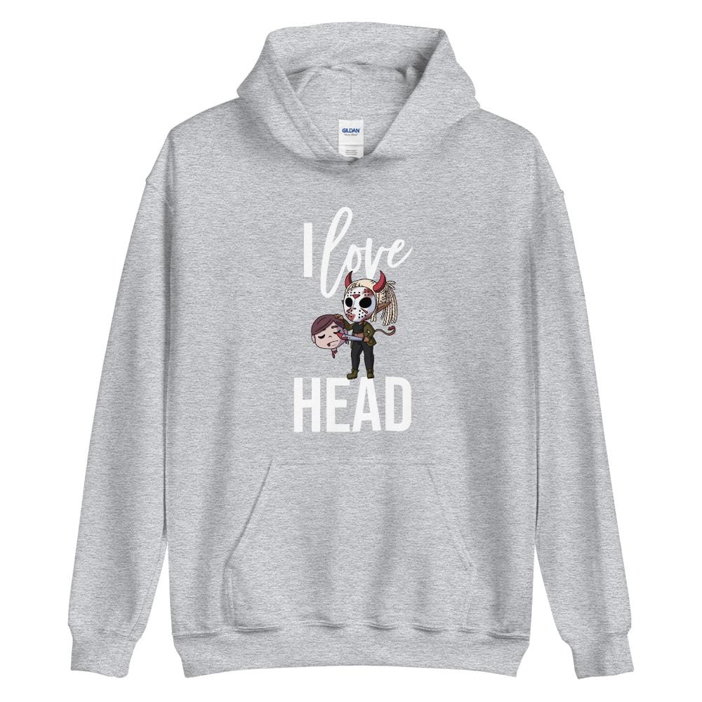 I Love Head Halloween Hoodie (Unisex)