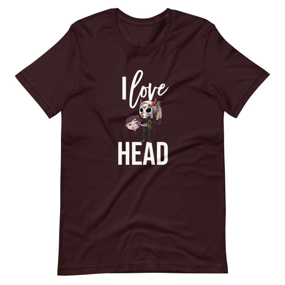 I Love Head Halloween T-Shirt (Unisex)