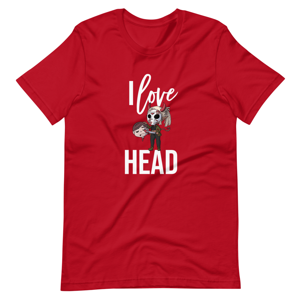 I Love Head Halloween T-Shirt (Unisex)