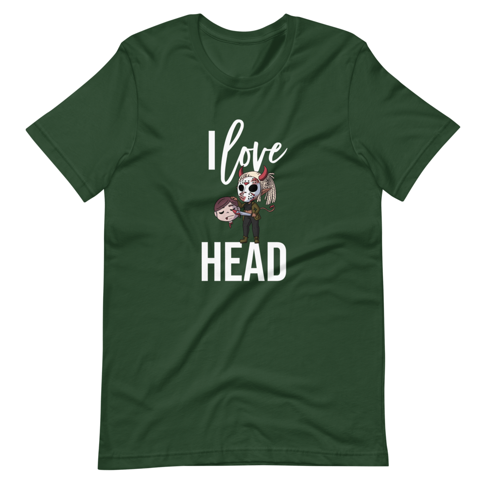 I Love Head Halloween T-Shirt (Unisex)
