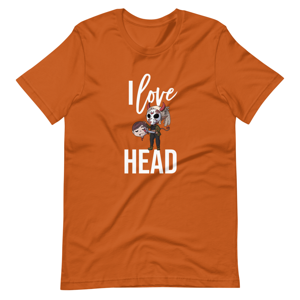 I Love Head Halloween T-Shirt (Unisex)