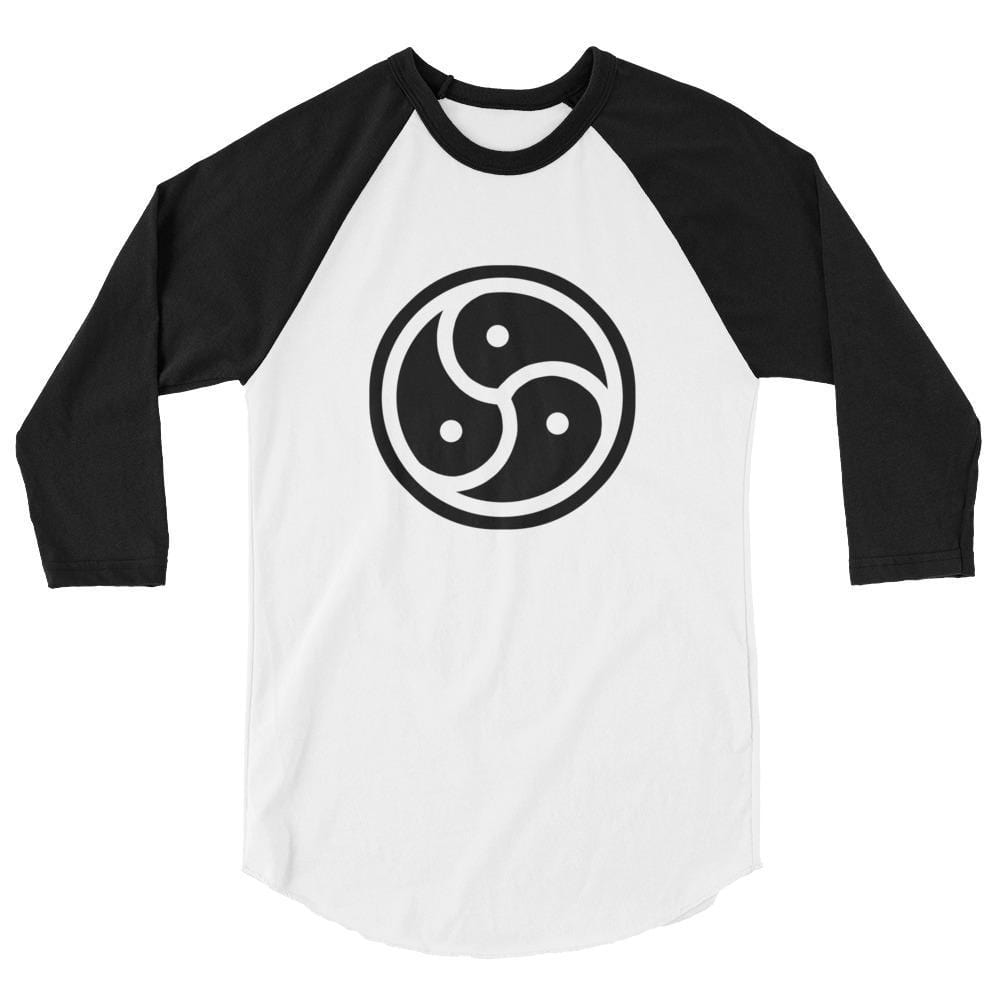 BDSM Triskelion (Unisex) (3/4 sleeve raglan shirt)