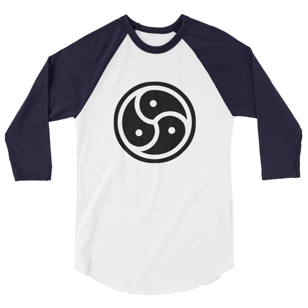 BDSM Triskelion (Unisex) (3/4 sleeve raglan shirt)