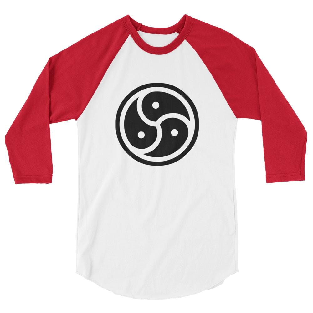 BDSM Triskelion (Unisex) (3/4 sleeve raglan shirt)