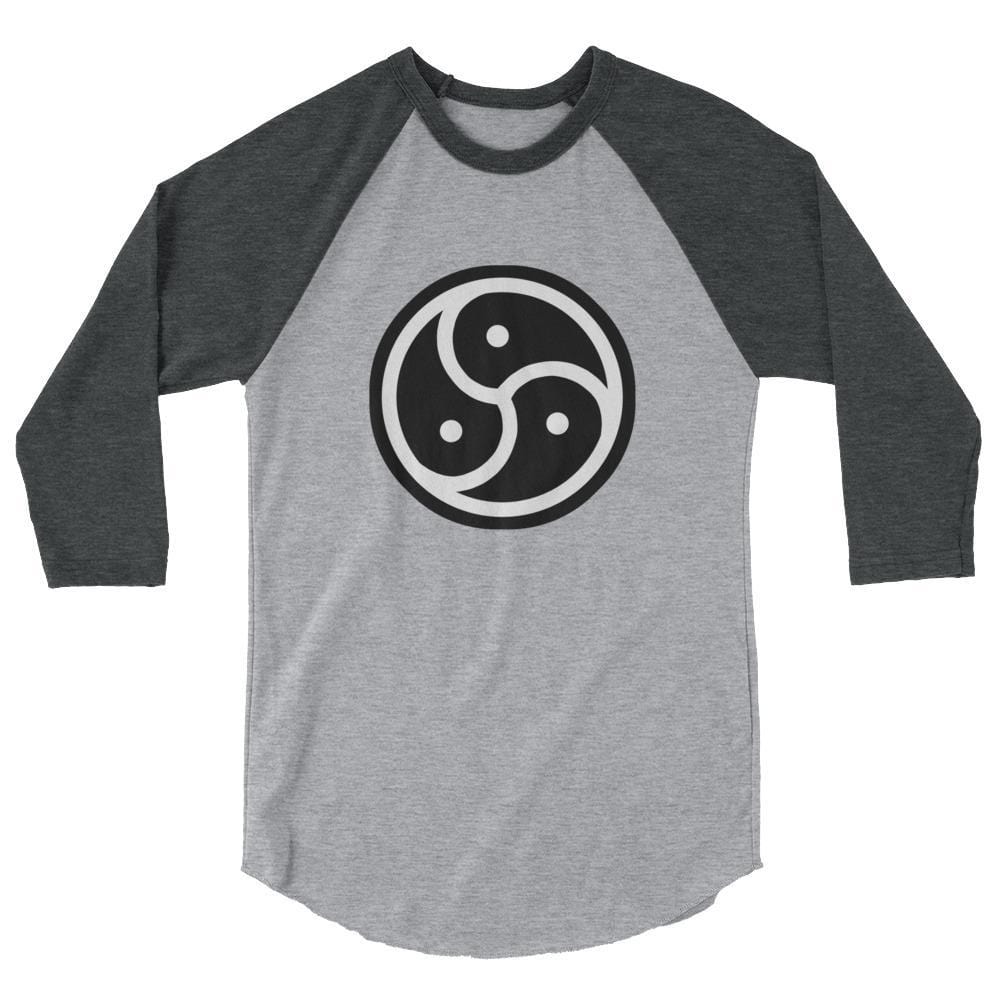 BDSM Triskelion (Unisex) (3/4 sleeve raglan shirt)