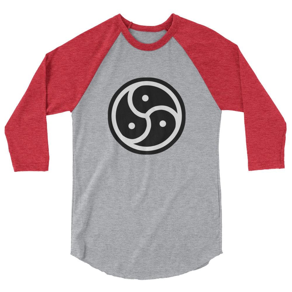 BDSM Triskelion (Unisex) (3/4 sleeve raglan shirt)