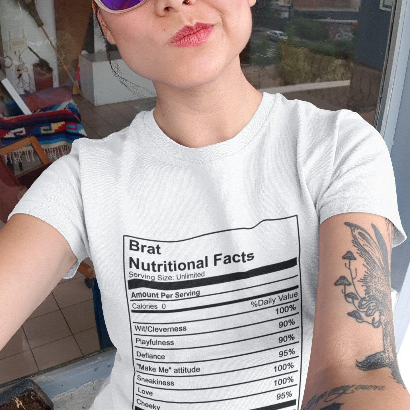 Brat Nutritional Facts T-Shirt (Unisex)
