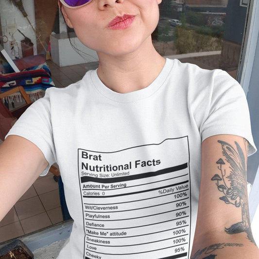 Brat Nutritional Facts T-Shirt (Unisex)