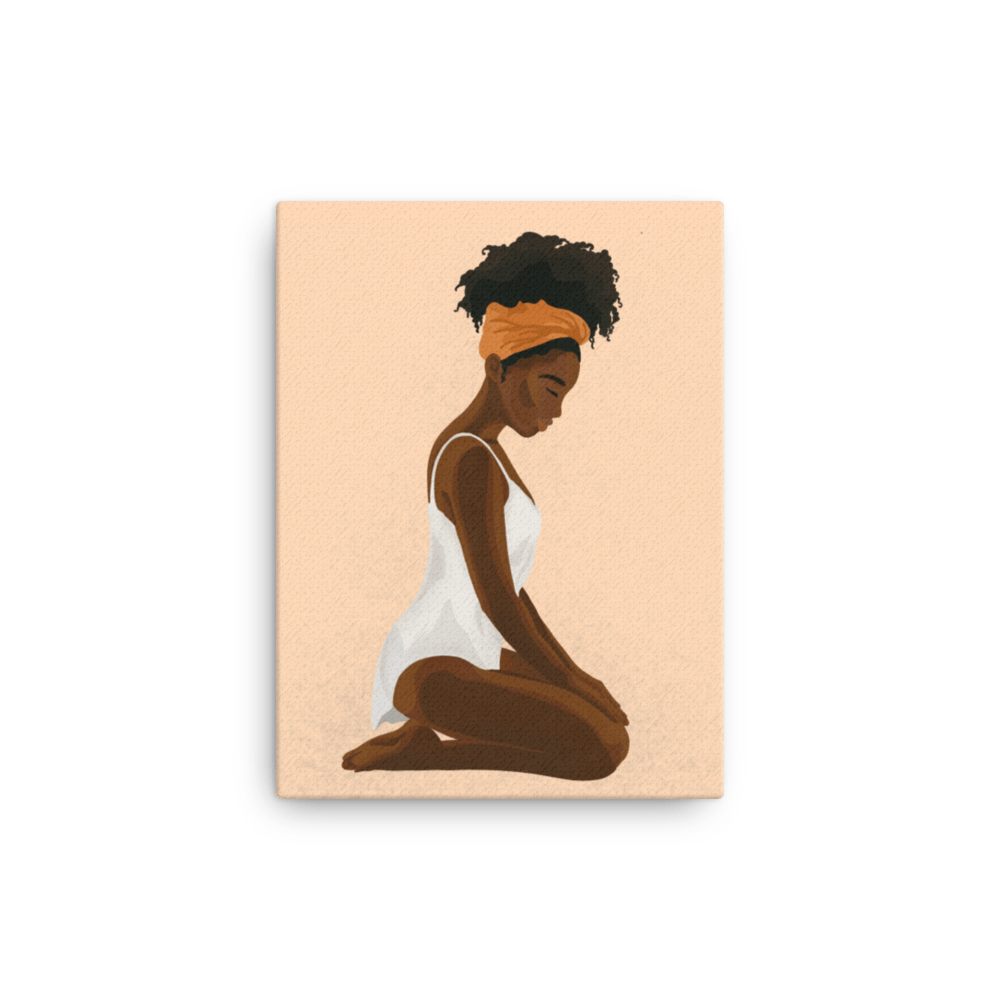 BIPOC Kneeling Submissive (Canvas)