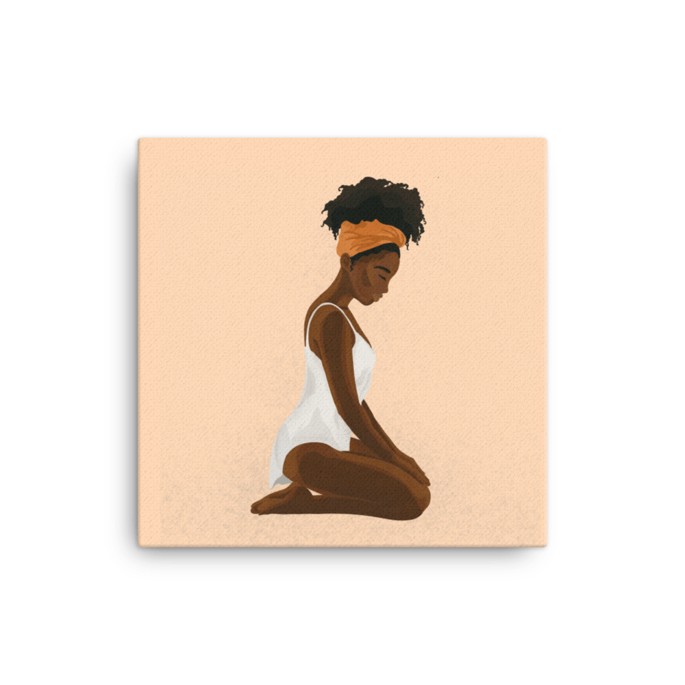 BIPOC Kneeling Submissive (Canvas)