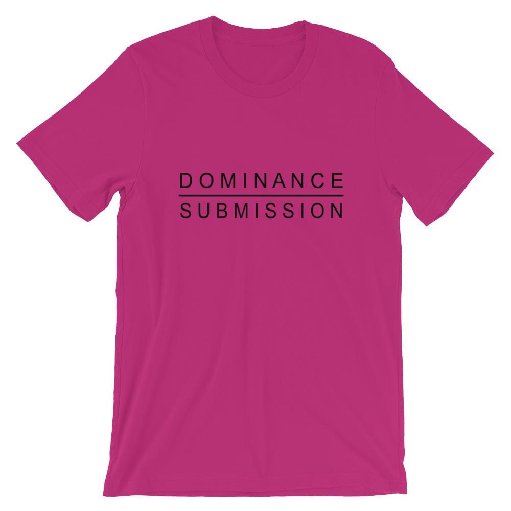 Dominance / Submission T-Shirt (Unisex) (Black Lettering)