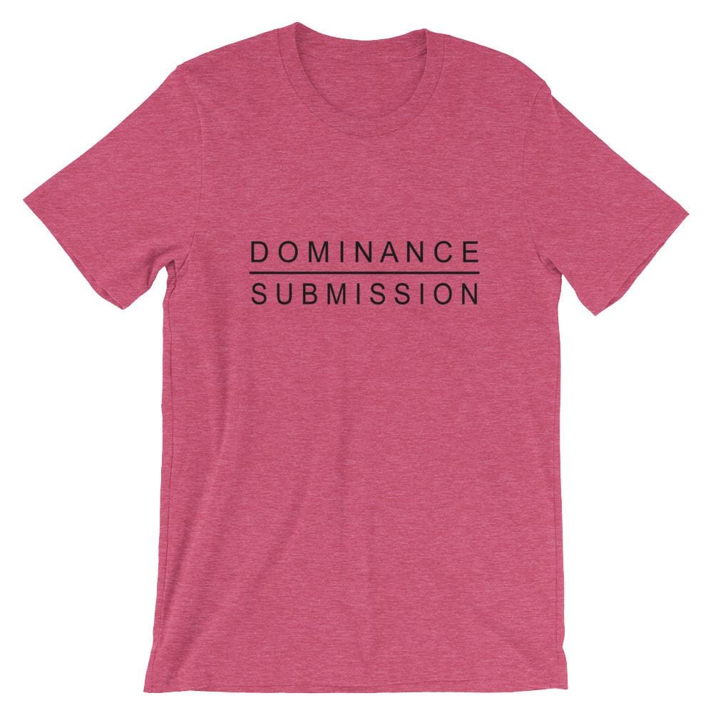 Dominance / Submission T-Shirt (Unisex) (Black Lettering)