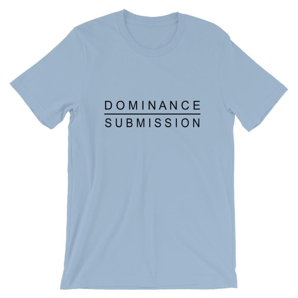 Dominance / Submission T-Shirt (Unisex) (Black Lettering)