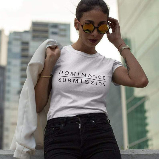 Dominance / Submission T-Shirt (Unisex) (Black Lettering)