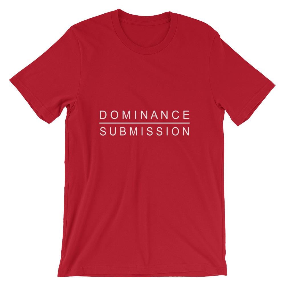 Dominance / Submission T-Shirt (Unisex) (White Lettering)