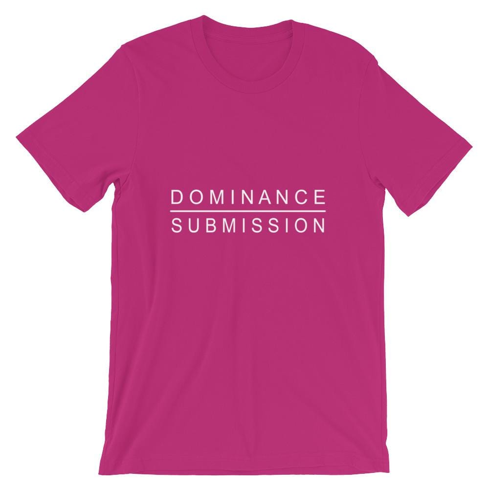 Dominance / Submission T-Shirt (Unisex) (White Lettering)
