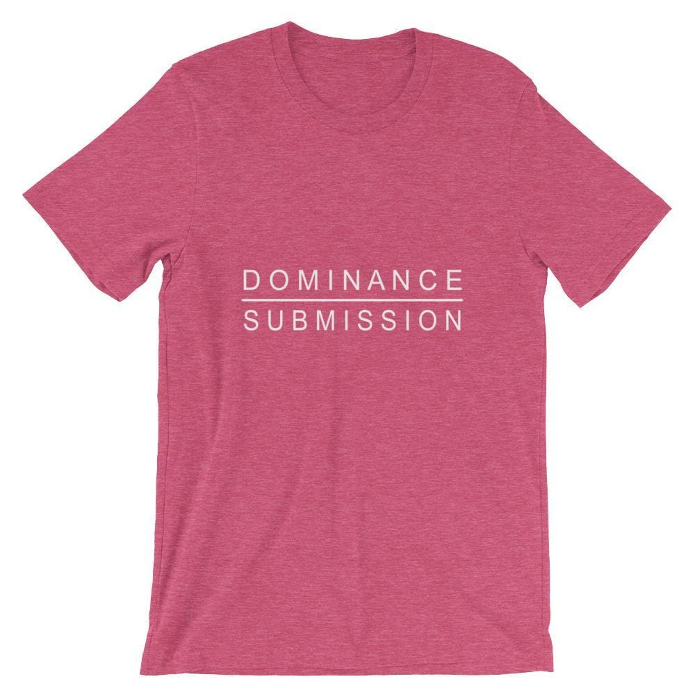 Dominance / Submission T-Shirt (Unisex) (White Lettering)