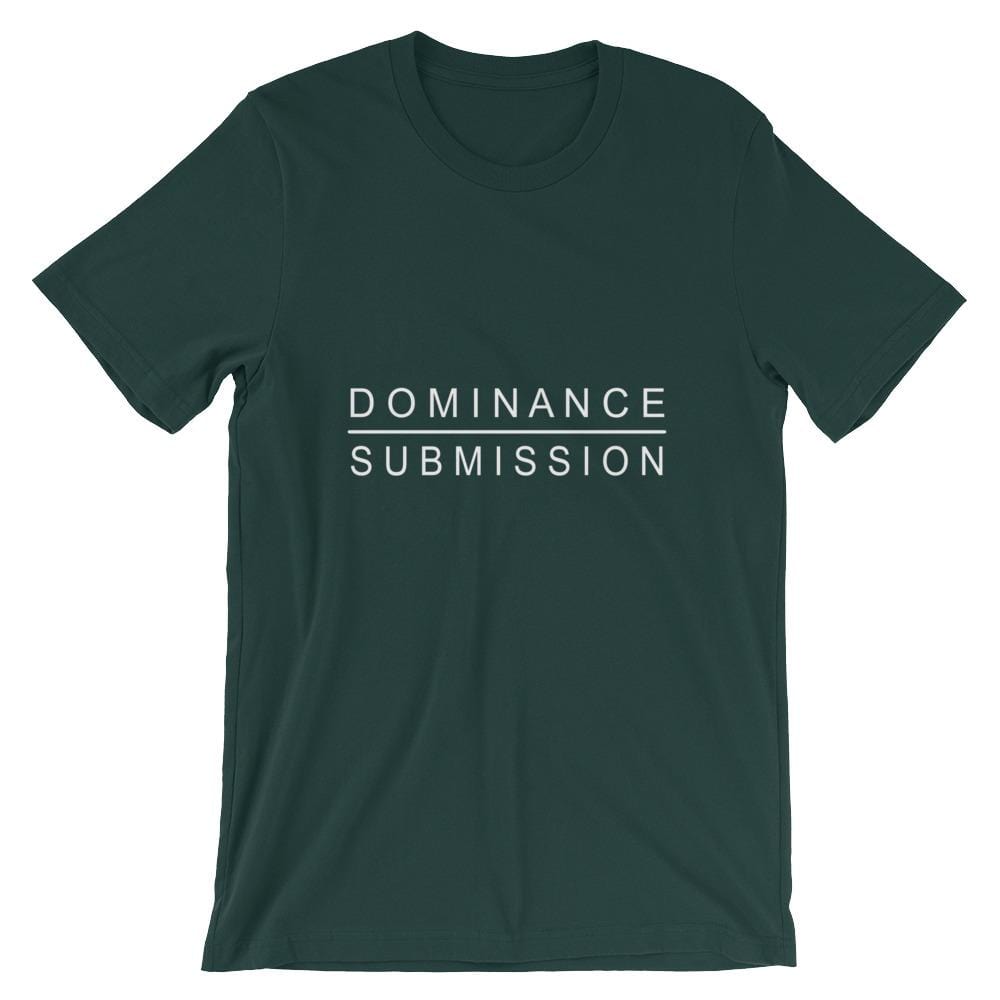 Dominance / Submission T-Shirt (Unisex) (White Lettering)
