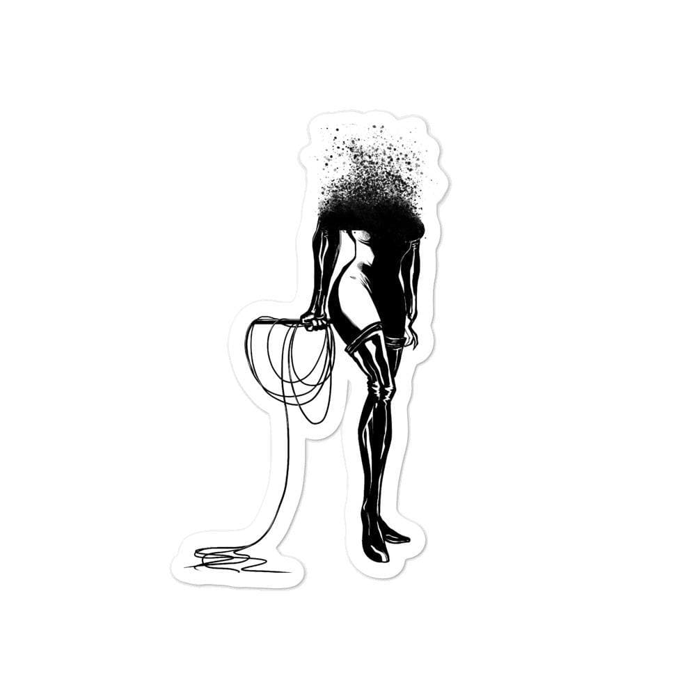 Domme w/ Whip Sticker