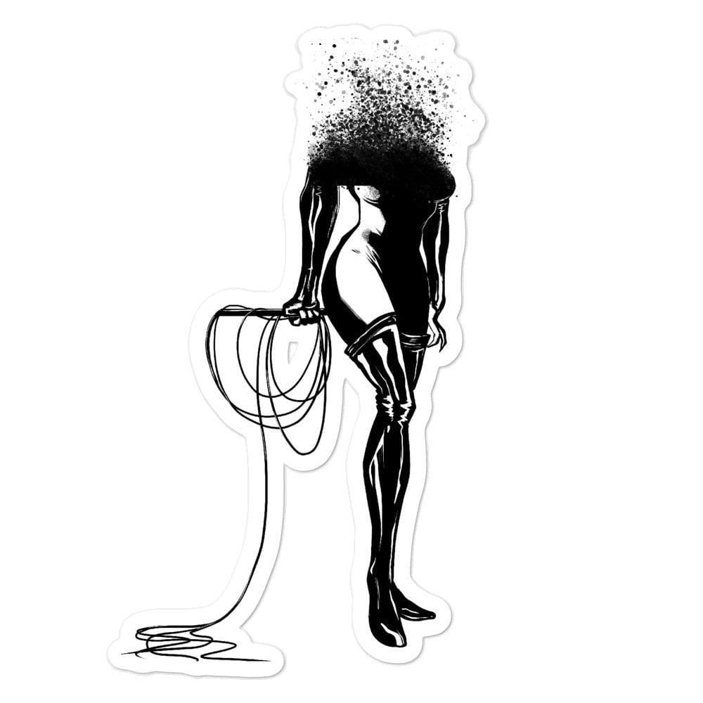 Domme w/ Whip Sticker