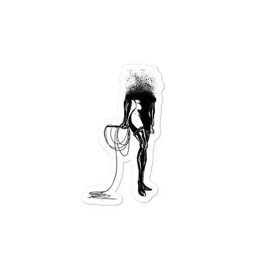 Domme w/ Whip Sticker
