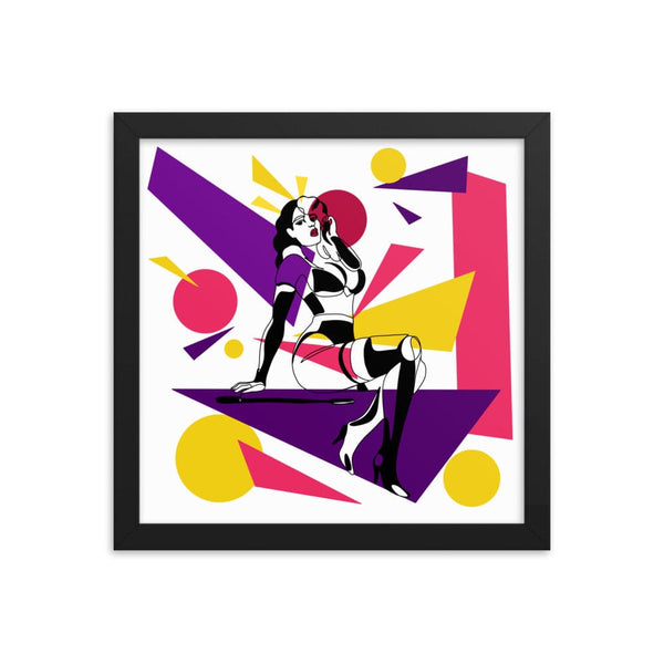 Domme Abstract Framed Poster