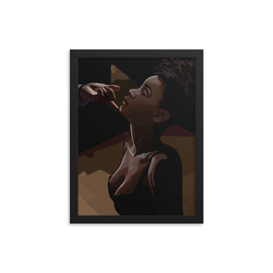 BIPOC Submissive Framed Poster