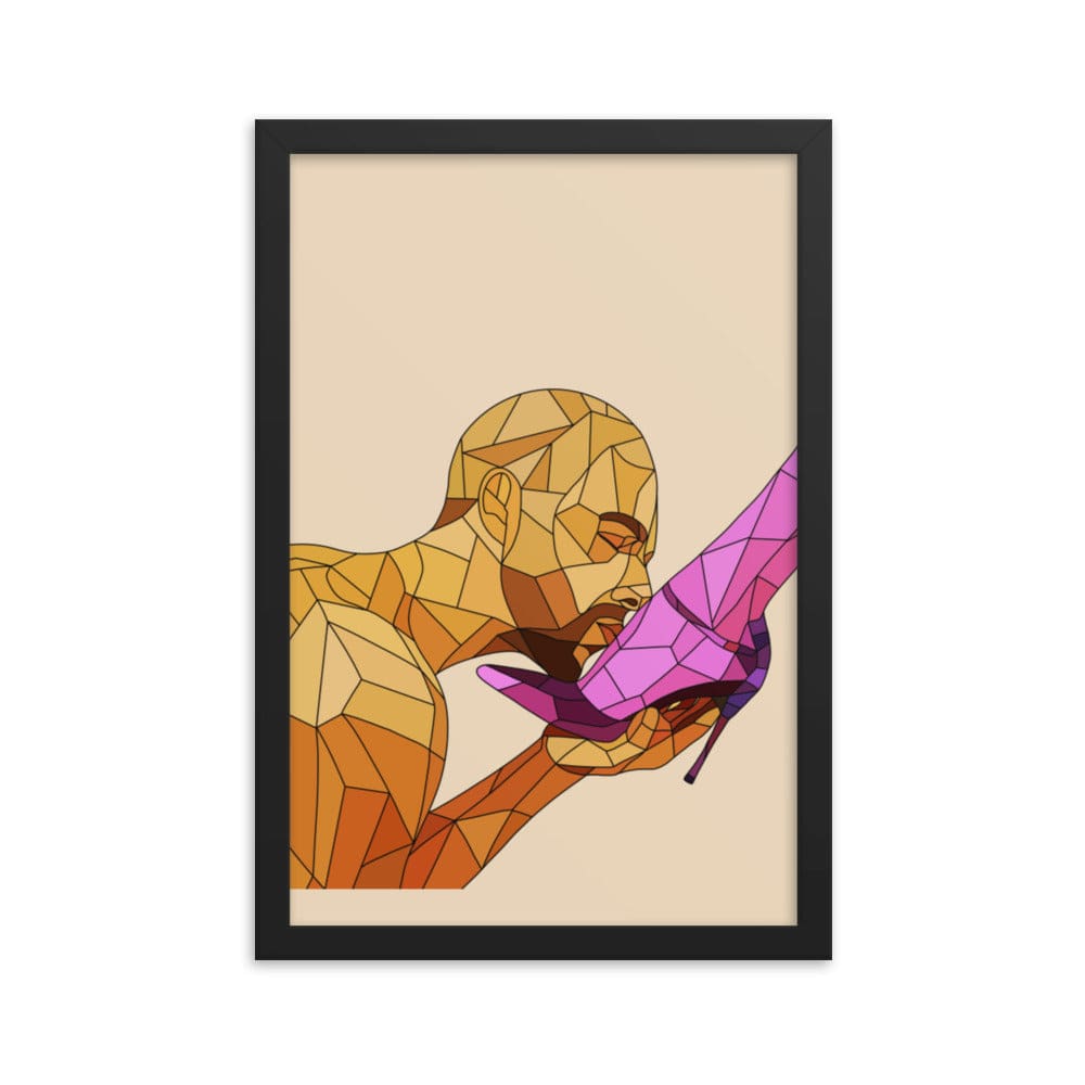 Foot Worship Framed Poster