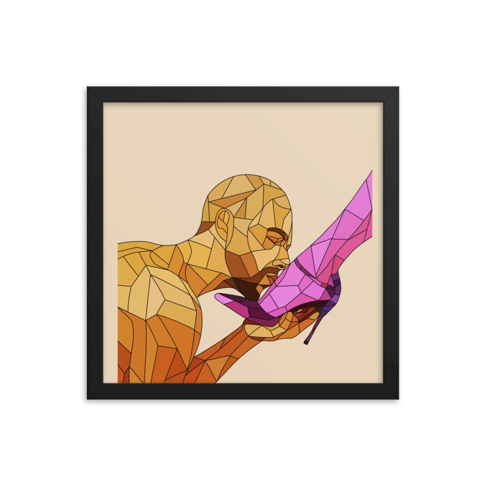 Foot Worship Framed Poster