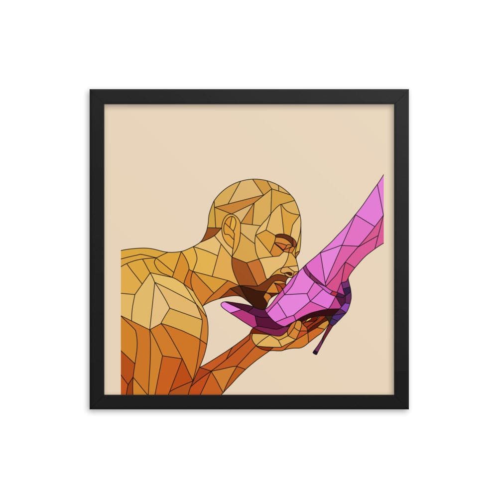 Foot Worship Framed Poster