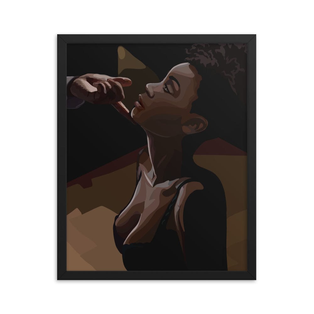 BIPOC Submissive Framed Poster