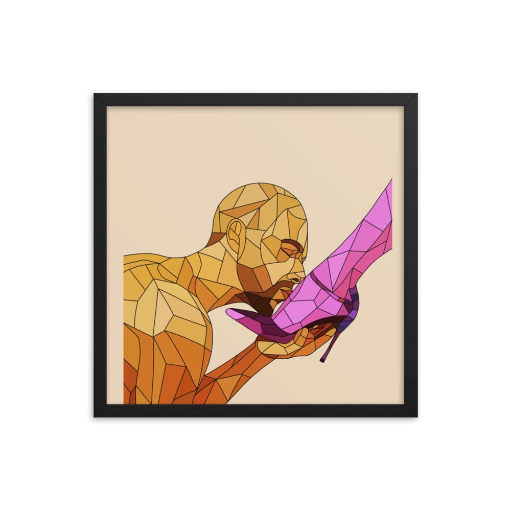 Foot Worship Framed Poster