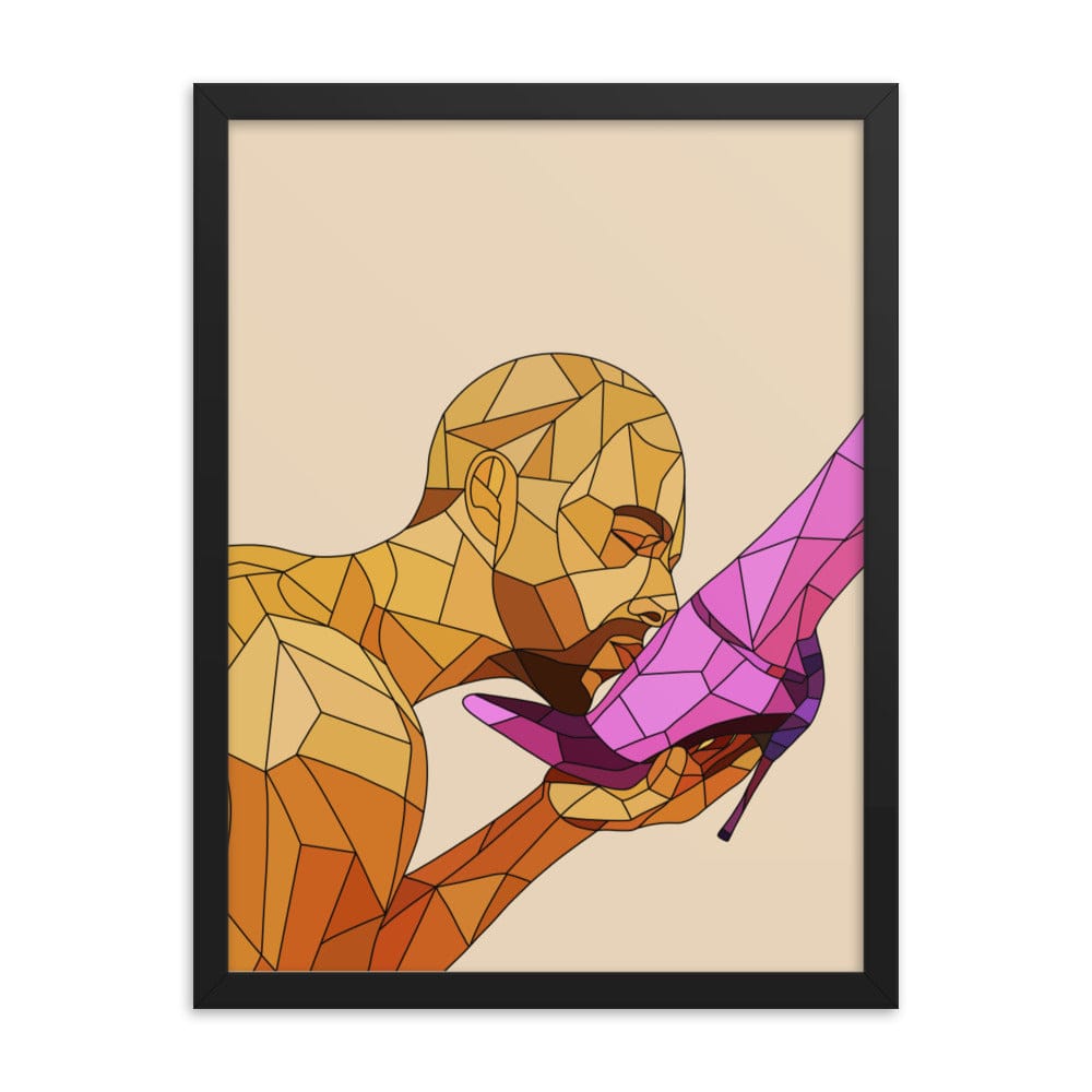 Foot Worship Framed Poster