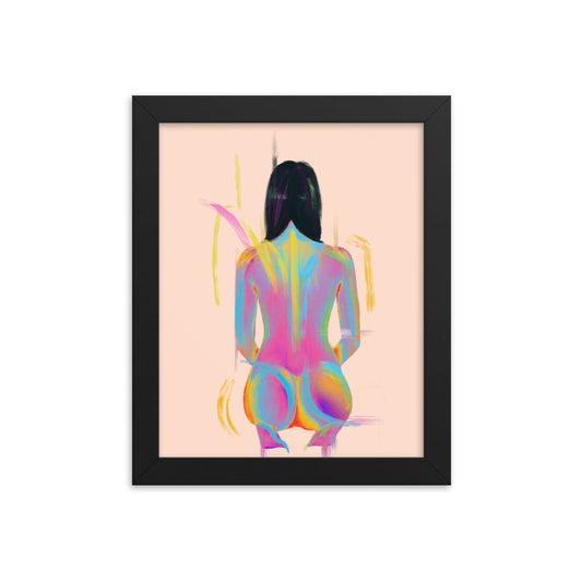 Submissive Watercolor Framed Poster