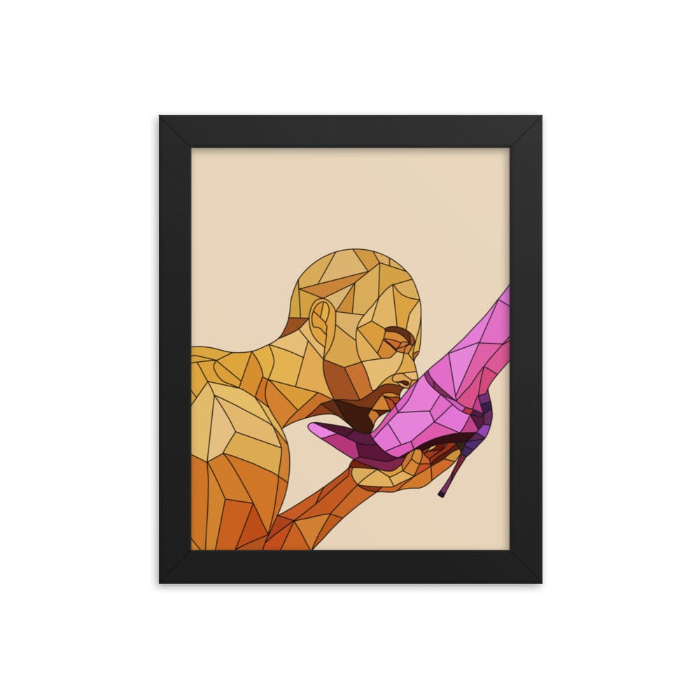 Foot Worship Framed Poster