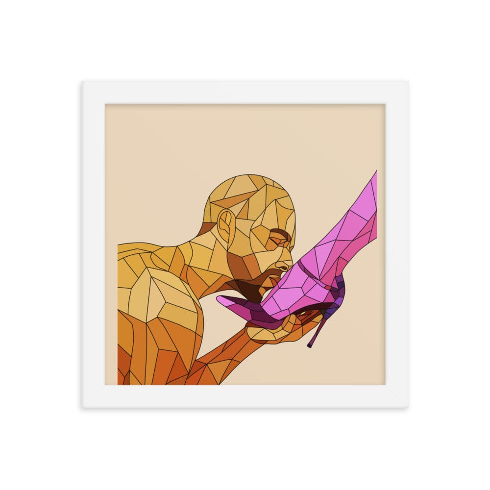 Foot Worship Framed Poster