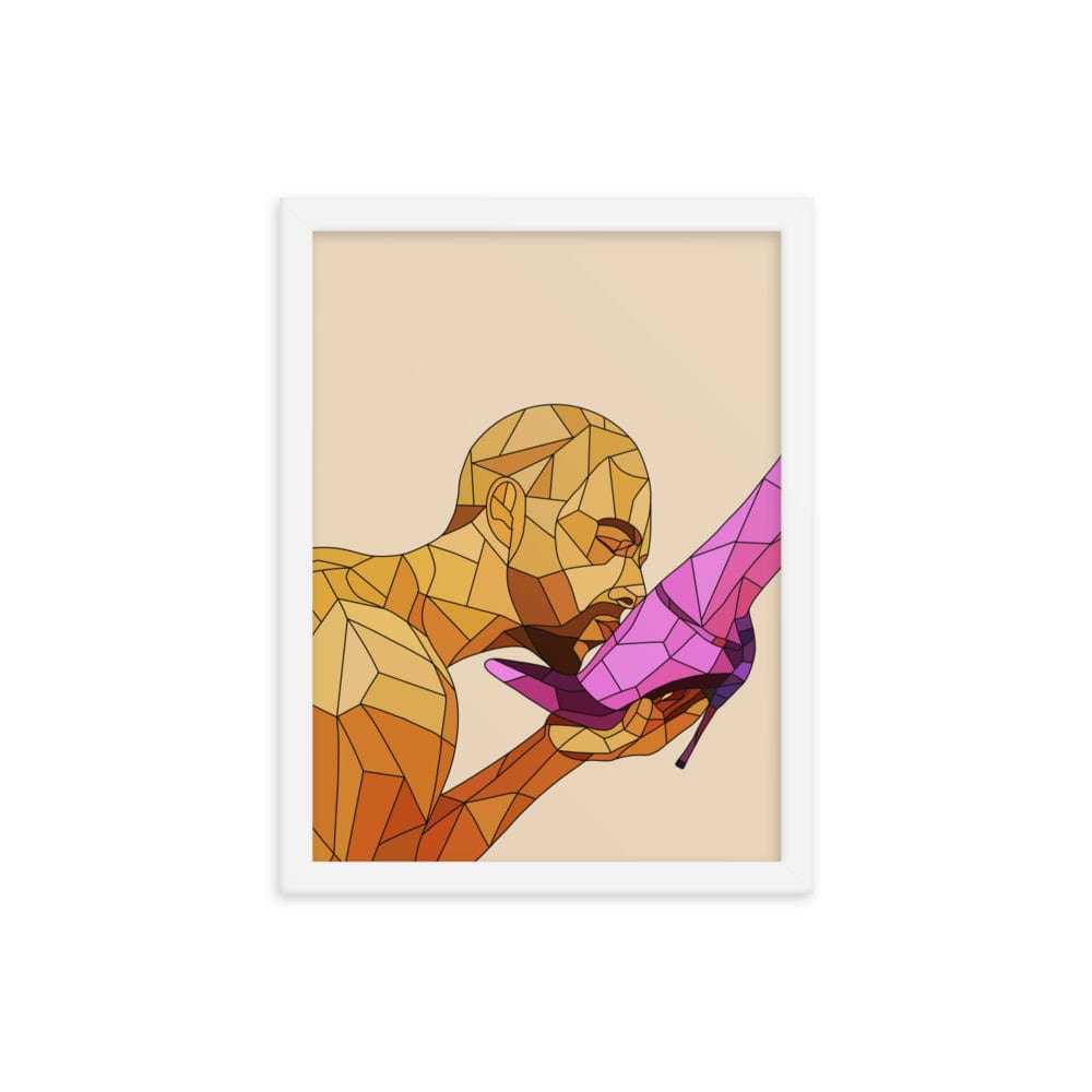 Foot Worship Framed Poster