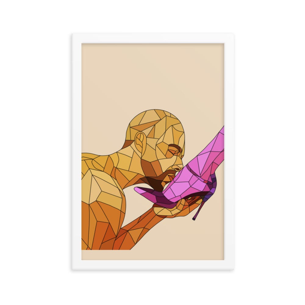 Foot Worship Framed Poster