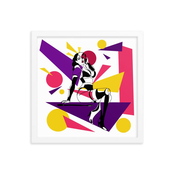 Domme Abstract Framed Poster