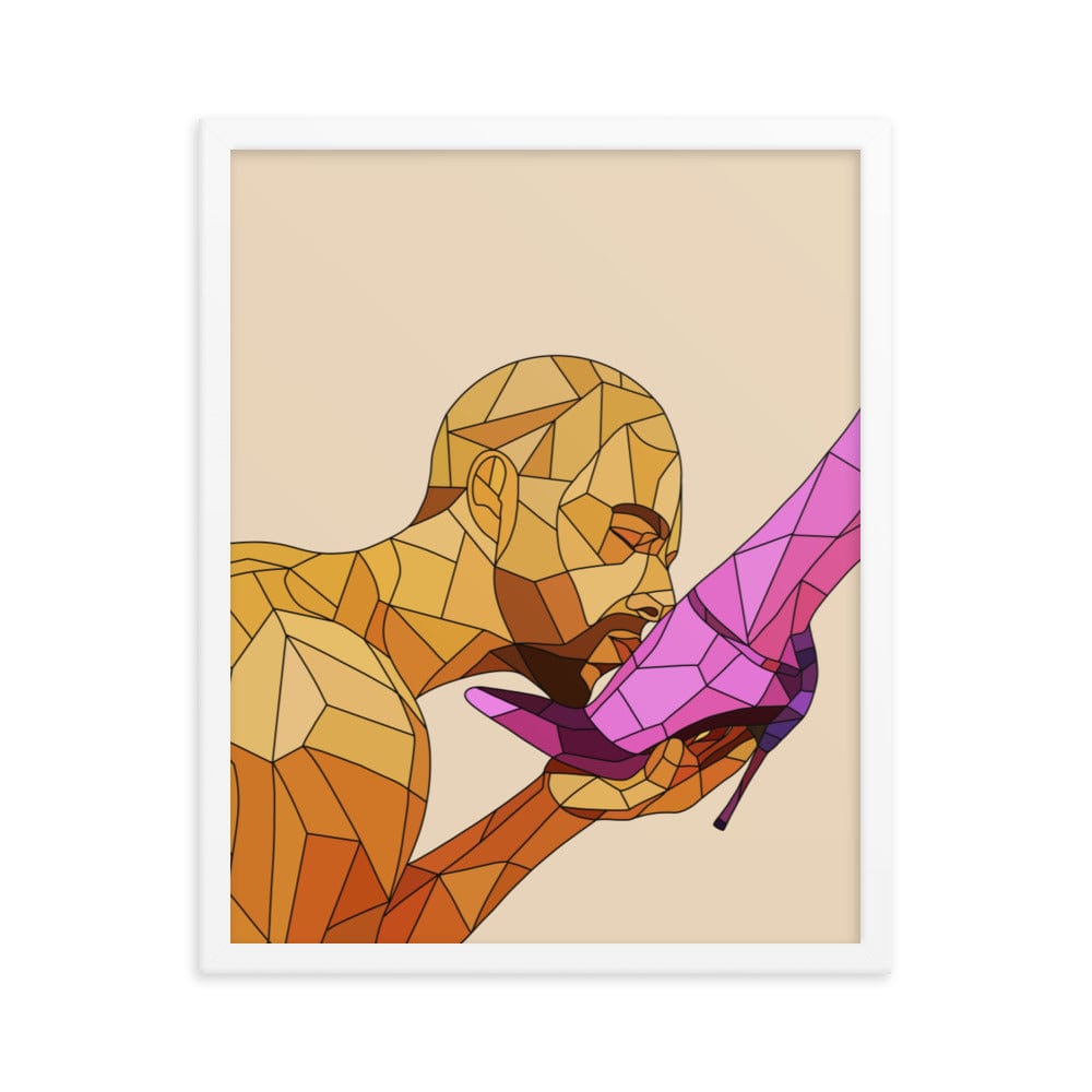 Foot Worship Framed Poster