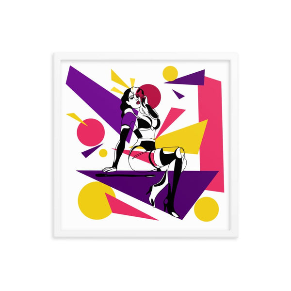 Domme Abstract Framed Poster