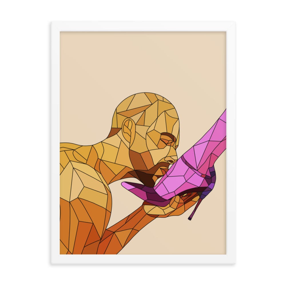Foot Worship Framed Poster