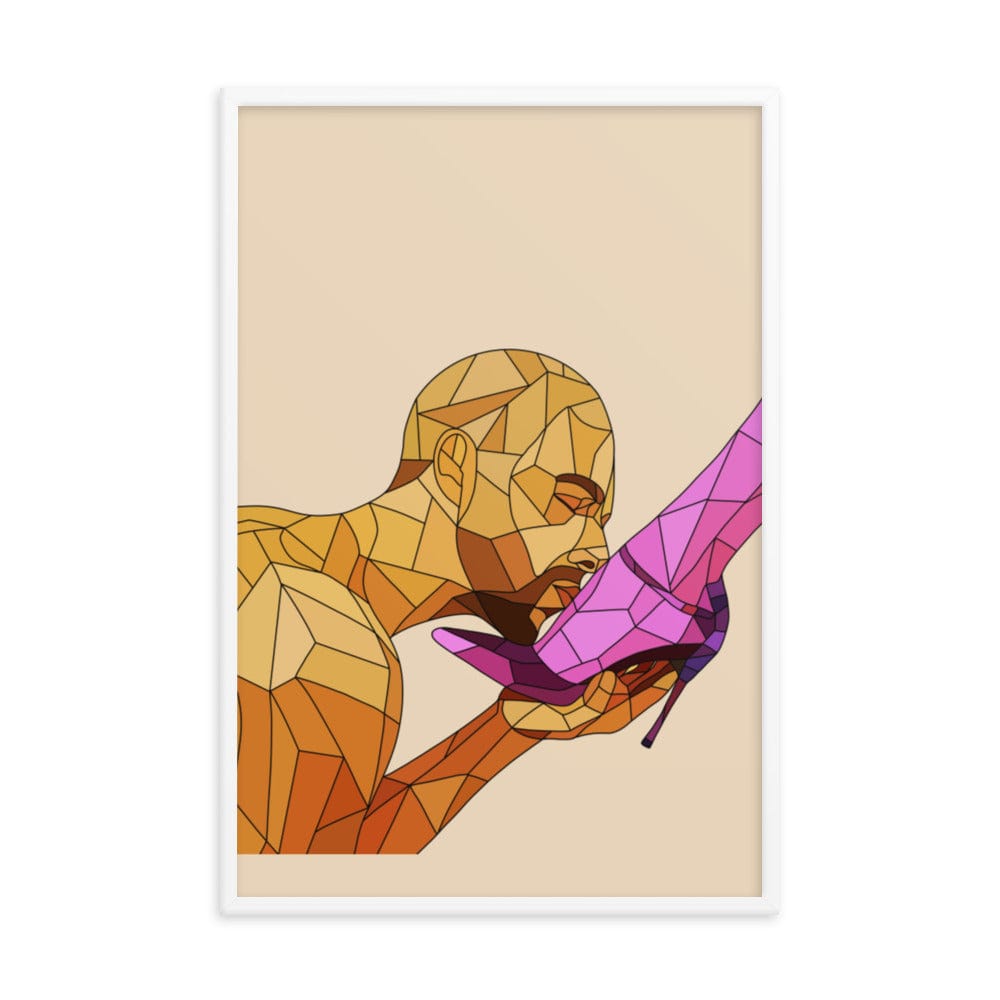 Foot Worship Framed Poster